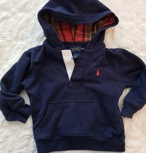 Ralph Lauren Hoodie, plaid hood interior